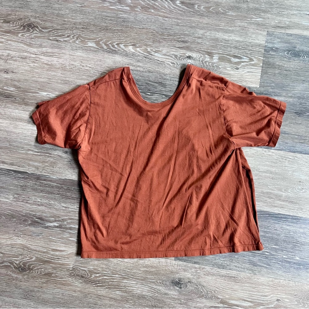 Vetta Convertible Tee in Terracotta